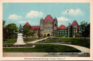 Canada Toronto Provincial Parliament Buildings