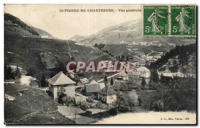 Saint Pierre de Chartreuse - Generale view - Old Postcard