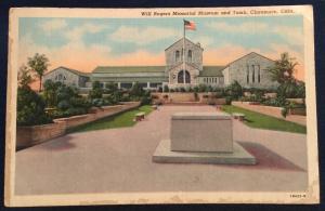 Postcard Unused Will Rogers Museum/Tomb Claremore OK LB