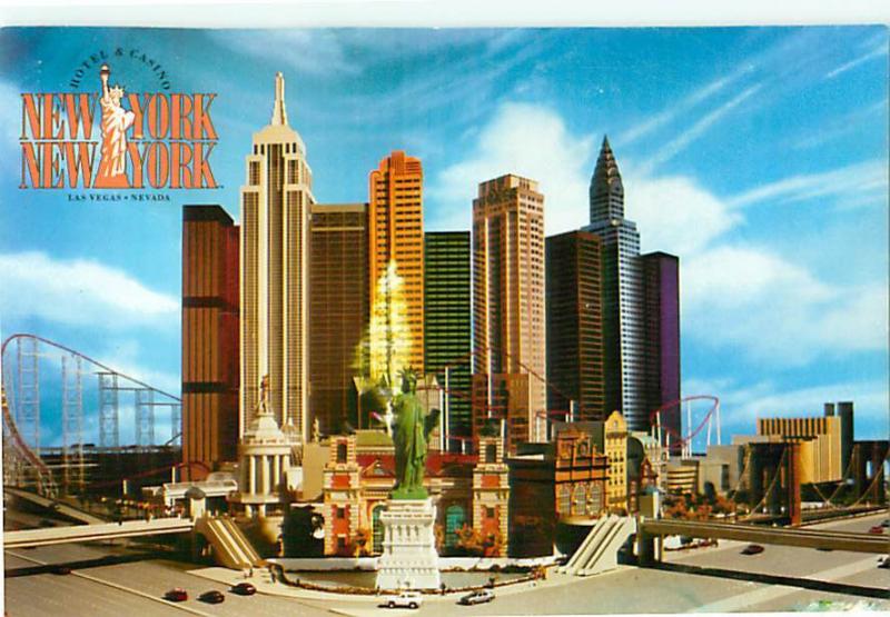 Advertizement New York New York Hotel Casino Las Vegas Nevada   Postcard  # 8680