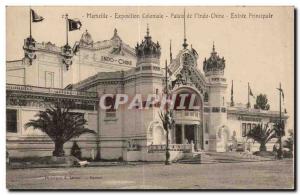 Marseille - Colonial Exhibition - Palace of Indo China - Main Entrance - Old ...
