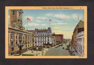 NJ Market St Street from City Hall Paterson New Jersey Postcard