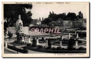 Vierzon - Garden Colonnades - Old Postcard