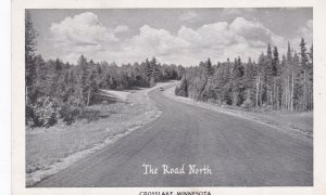 Minnesota Crosslake The Road North Real Photo