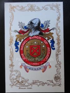 c1906 - ANNAN - Heraldic Coat of Arms