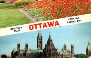 Canada Ottawa Greetings From The Capital City Of Canada Split View