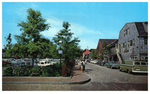 New Mall And Parking Area Straight Wharf Nantucket Massachusetts PC 1581