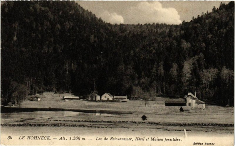 CPA LE HOHNECK Lac de Retournemet - Hotel et Maison forestiere (402377)