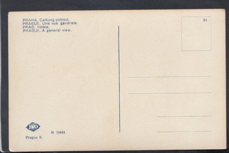 Czech Republic Postcard - Praha / Prague - A General View    T7484