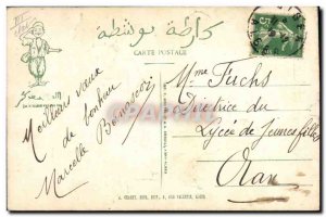 Old Postcard Happy Valentine Orientalism Donkey Mule