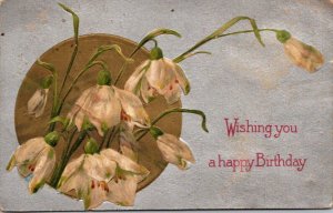 Happy Birthday With Flowers 1909