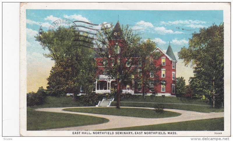 East Hall, Northfield Seminary, East Northfield, Massachusetts, PU-1937