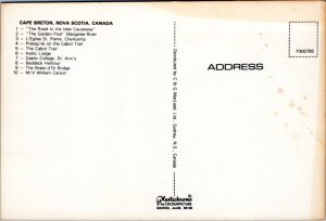 Postcard Canada Cape Breton Island multiview