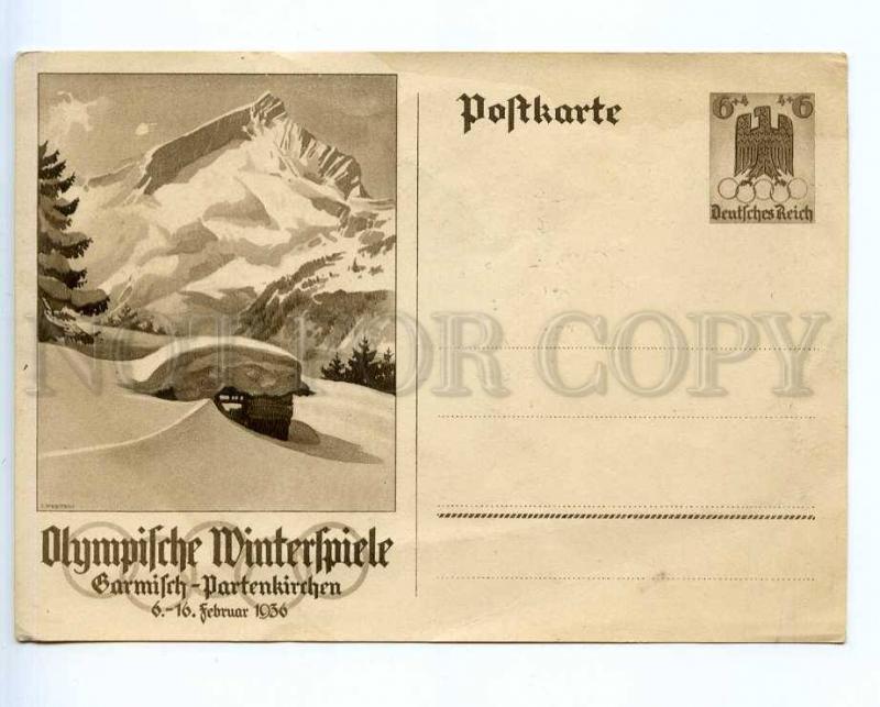 221397 GERMANY Winter Olympiad 1936 Garmisch-Partenkirchen 