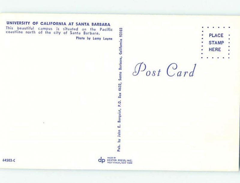 Chrome UNIVERSITY SCENE Santa Barbara California CA AG8741