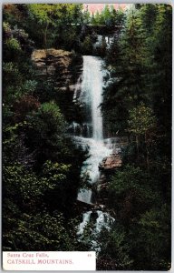 Santa Cruz Falls Catskill Mountains New York NY Waterfalls Attactions Postcard