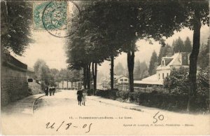 CPA PLOMBIERES-les-BAINS - La gare (119685)