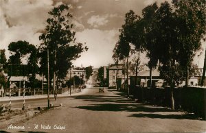 Ethiopia Asmara Crispi avenue real photo postcard