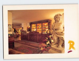 Postcard View of the Reception Area Raphael Hotel Rome Italy