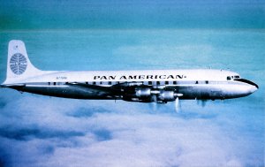 Pan American Airways - DC-7B  (aviationcards.com)