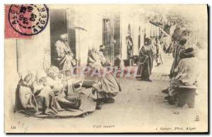 VINTAGE POSTCARD Alger Coffee Moor 