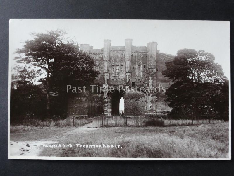 Lincolnshire THORNTON ABBEY c1920 RP by W.A.R. Co 11-9