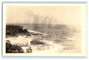 Vista Del Puerto Cienfuegos Cuba Real Photo RPPC Postcard (G35)