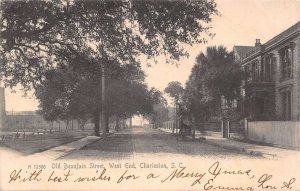 Charleston South Carolina Old Beaufain Street West End Vintage Postcard U1207