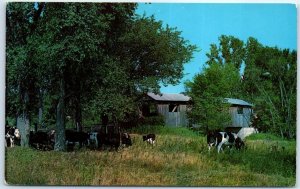 Postcard - Typical Village Old Bridge, North Ferrisburgh, Vermont, USA