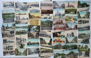 UK ENGLAND IRELAND & SCOTLAND LOT of 95 ANTIQUE & VINTAGE POSTCARDS