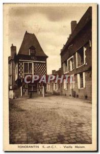 Old Postcard Romorantin Old House