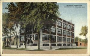 Delphos OH Deisel Wemmer Co Cigar Factory c1920 Postcard