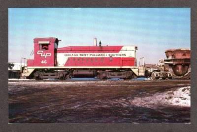 IL CHICAGO West Pullman & Southern RR Train ILLINOIS PC