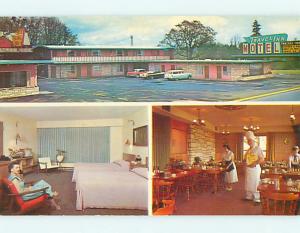 Unused Pre-1980 OLD CARS & TRAVEL INN MOTEL & RESTAURANT Eugene OR u4491@