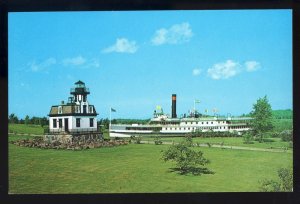 Shelburne Museum,Vermont/VT Postcard, Colchester Reef Light