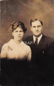 B94/ Fairmont West Virginia WV Real Photo RPPC Postcard c1910 Couple Schwaner