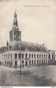 ARMENTIERES, France, 1910-1920s, Hotel de Ville