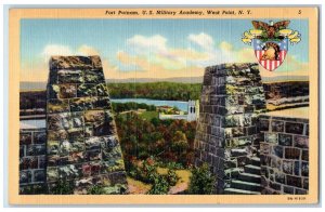 1944 Fort Putnam US Military Academy West Point New York NY Postcard