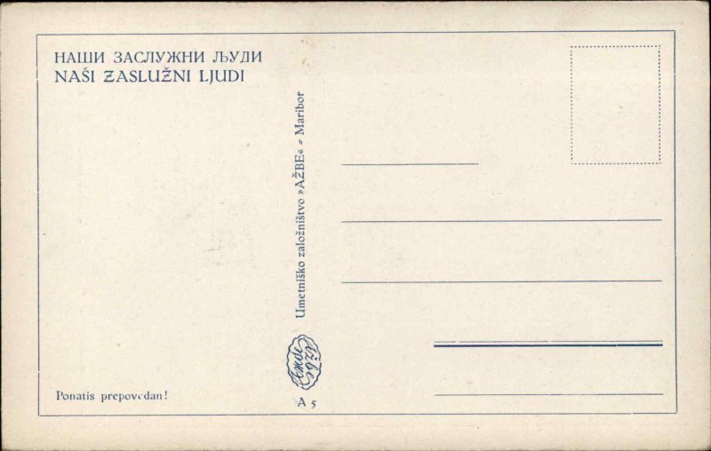 A/S Nikola Pasic Serbian Prime Minister c1910 Vintage Postcard