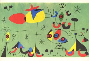 Joan Miro Snob Party At The Princess's Painting Postcard