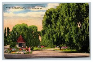 Vintage 1940's Postcard University of Washington Arboretum & Park Seattle WA