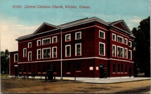 Postcard Central Christian Church in Wichita, Kansas~4522