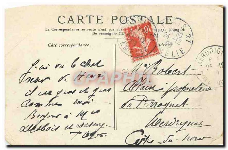 Old Postcard Paris Pantheon