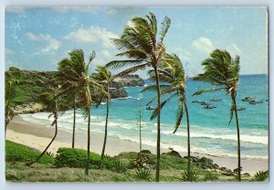 Barbados Postcard South Coast Beach DA’Ags Cards BWIA International c1950’s