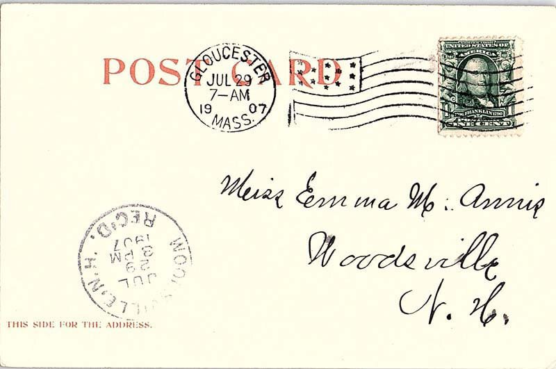 Postcard NATURE SCENE Gloucester Massachusetts MA AJ4151