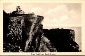 Lighthouse Ships' Head Cape Gaspe Quebec Canada