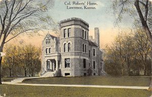 Col. Roberts home Lawrence Kansas