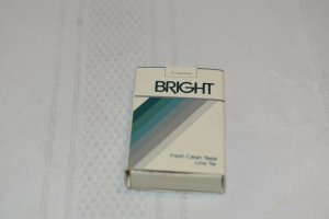 Enjoy New Bright Cigarettes Advertising Matchbox