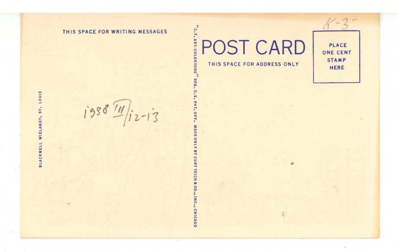 MO - St. Louis. Union Station ca 1933