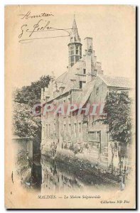 Old Postcard Mechelen House Lordly